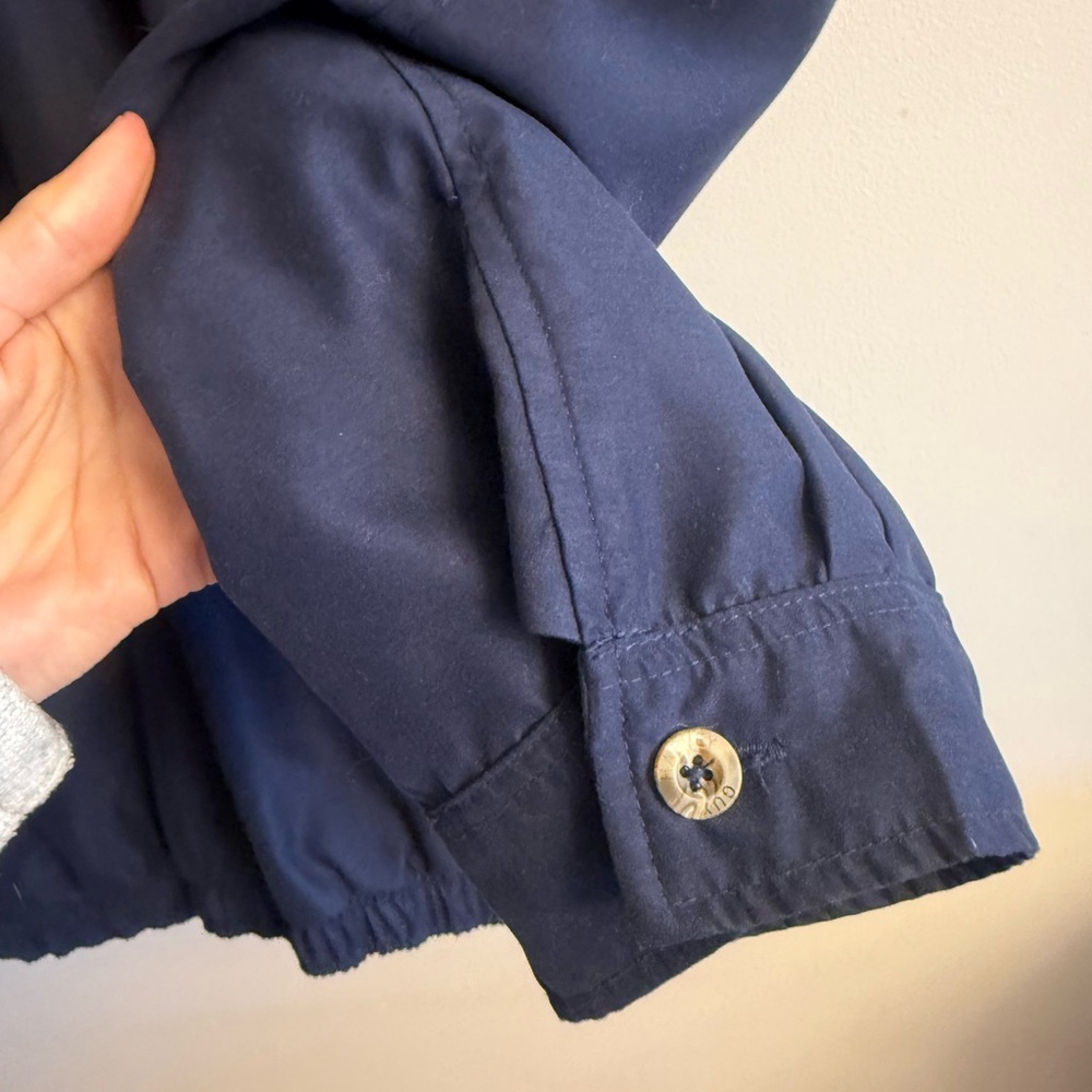 Vintage Guy Harvey Sailfish Fishing Jacket AFTCO Bluewater Navy Windbreaker - Picture 4 of 8